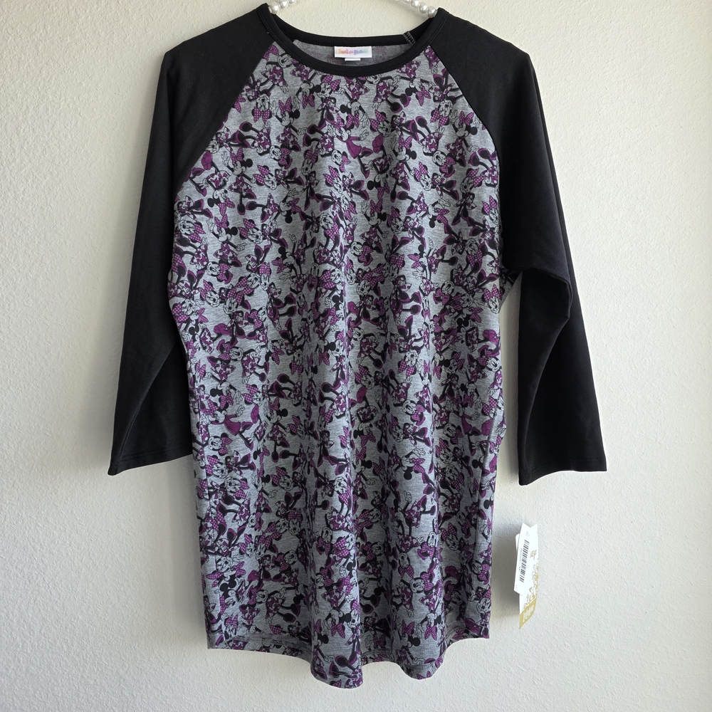 LuLaRoe Disney Minnie Randy Shirt - Picture 2 of 11